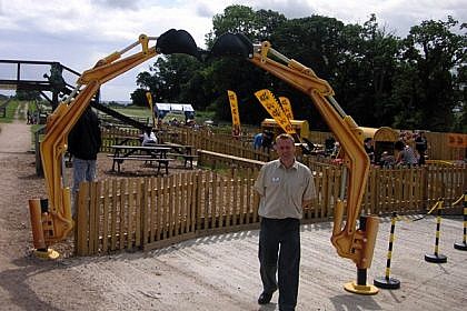 Excavator Arm Entrance