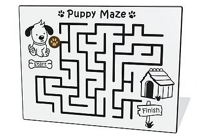 Puppy Maze Play Panel