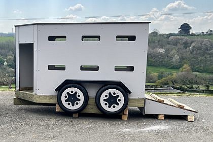 Livestock Trailer Side View