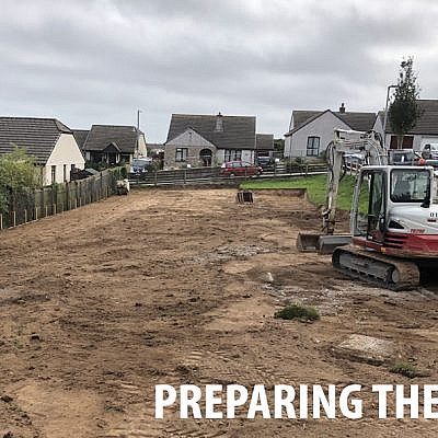 Mabe Play Area - Preparing the Site