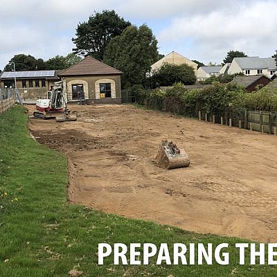 Mabe Play Area - Preparing the Site