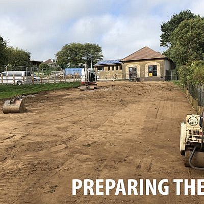 Mabe Play Area - Preparing the Site