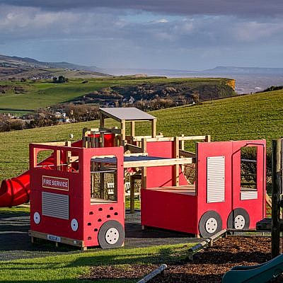 Fire Engine Themed Play Area