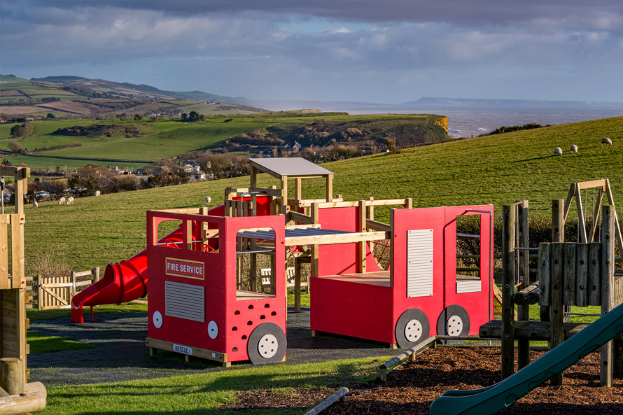 Fire Engine Themed Play Area