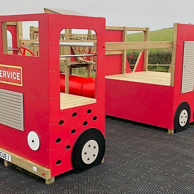 Fire Engine Themed Play Area