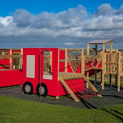 Fire Engine Themed Play Area