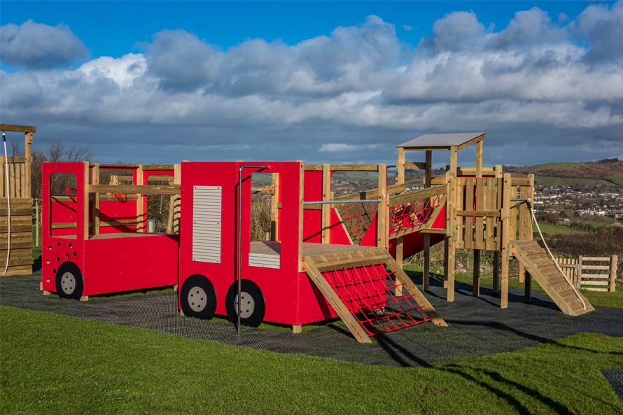 Fire Engine Themed Play Area