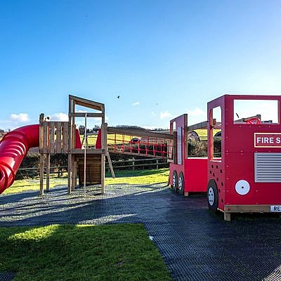 Fire Engine Themed Play Area