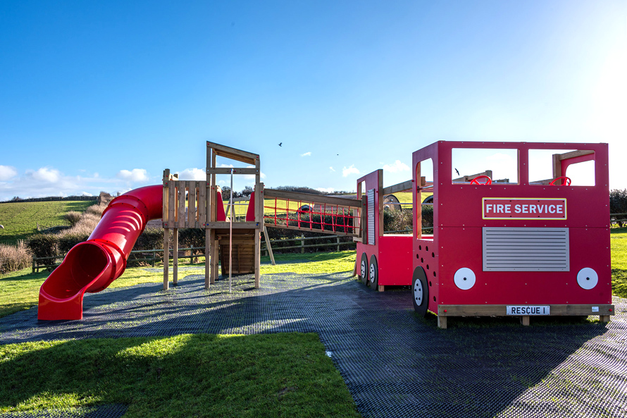 Fire Engine Themed Play Area