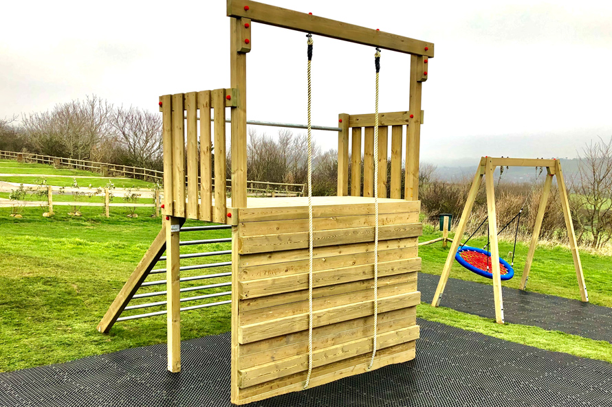 Fire Engine Themed Play Area