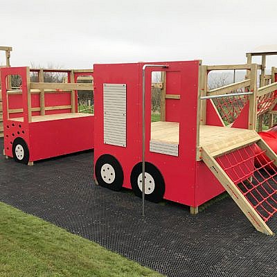 Fire Engine Themed Play Area