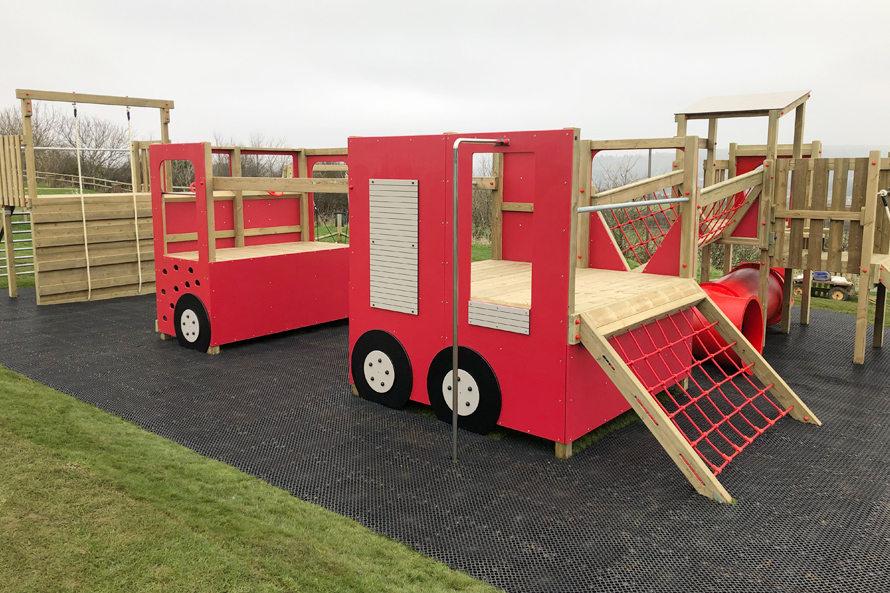 Fire Engine Themed Play Area