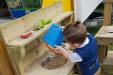 Mud Kitchen With Shelf, Hob Top, Mixing Bowl & Under Counter Storage